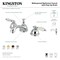 Kingston Brass KS3961WLL Wilshire Widespread Bathroom Faucet W/ Brass Pop-Up, Chrome KS3961WLL - alternate 4